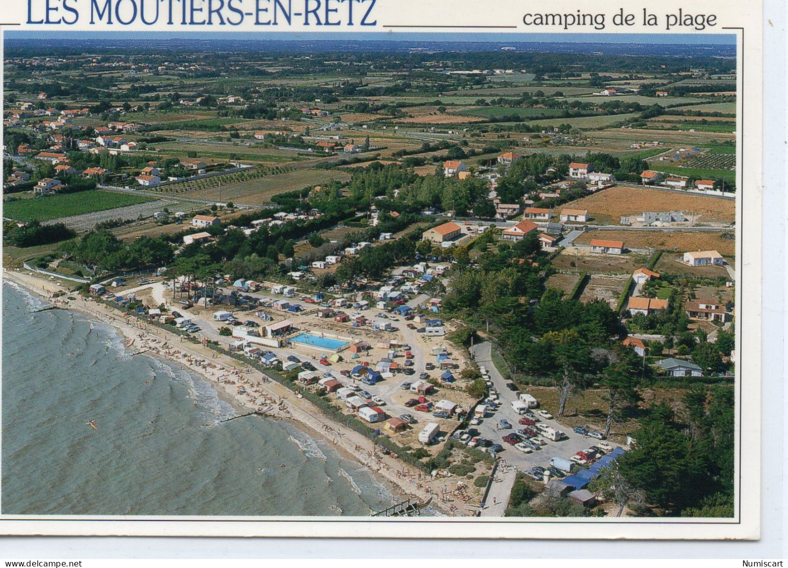 Les Moutiers-en-Retz vue aérienne Camping de la Plage