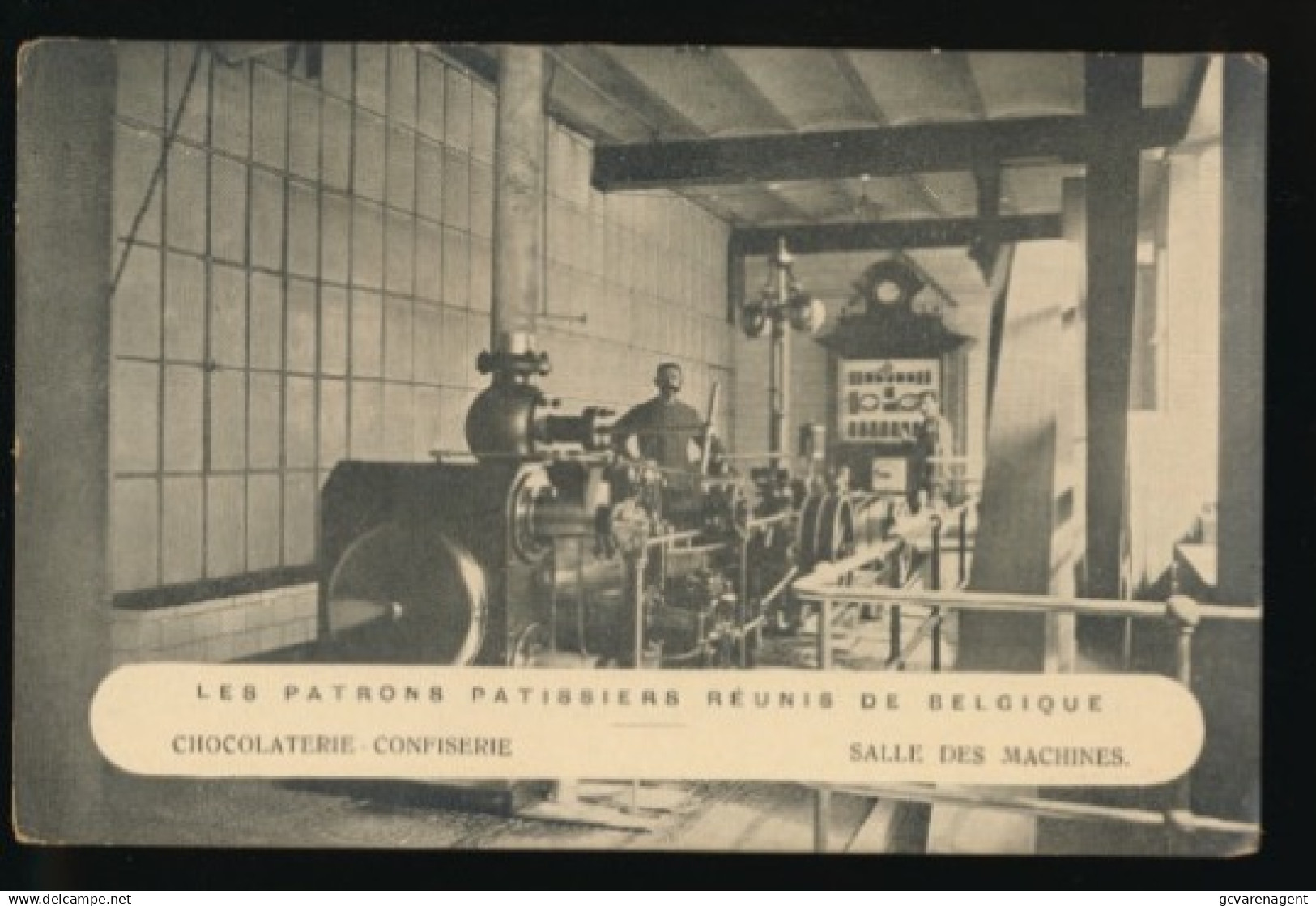 LES PATRONS PATISSIERS REUNIS DE BELGIQUE , COCOLATERIE CONFISERIE - SALLE DES MACHINES
