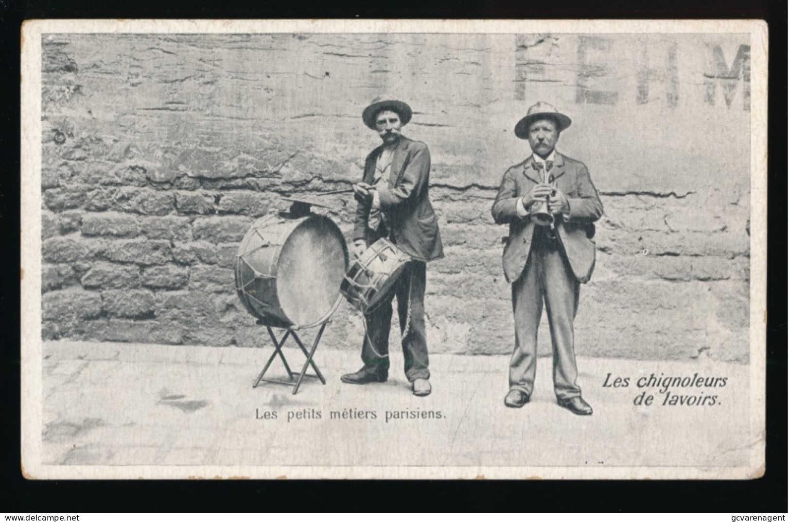 LES PETITS METIERS PARISIENS   LES CHIGNOLEURS DE LAVOIRS