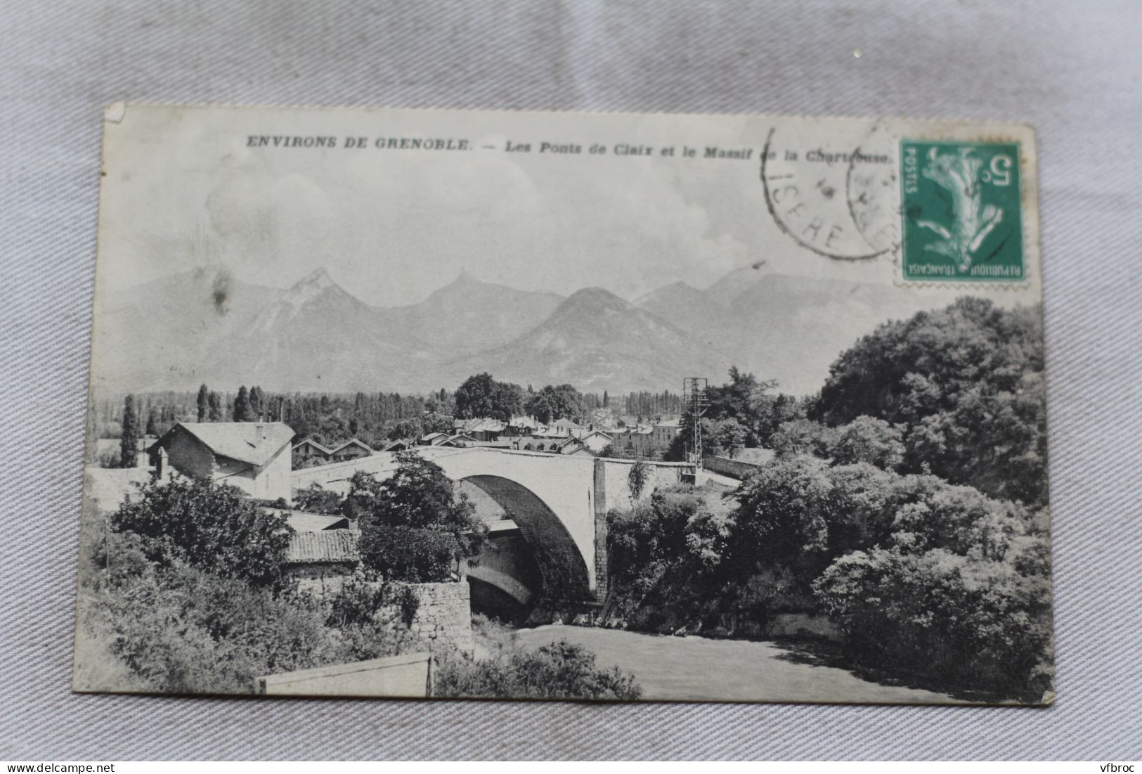 les ponts de Claix et le massif de la Chartreuse, environs de Grenoble, Isère 38