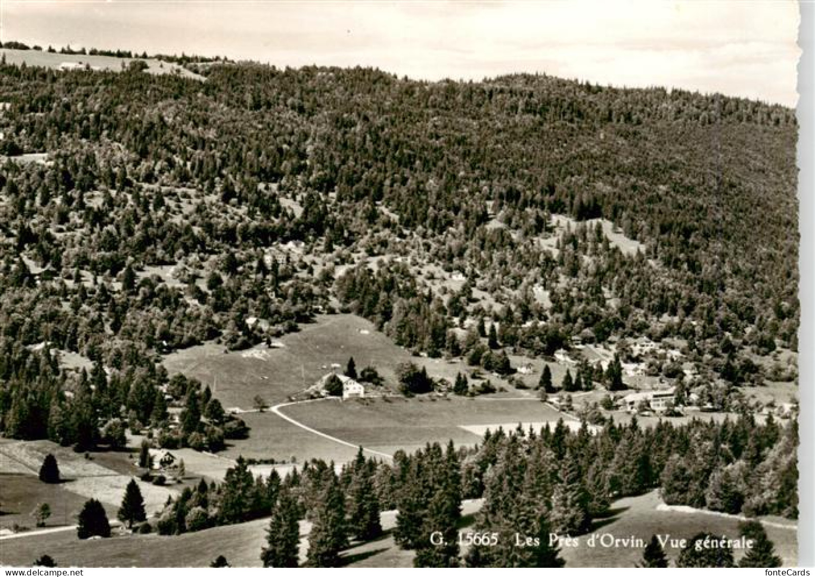 Les Pres-d Orvin BE Vue générale aérienne
