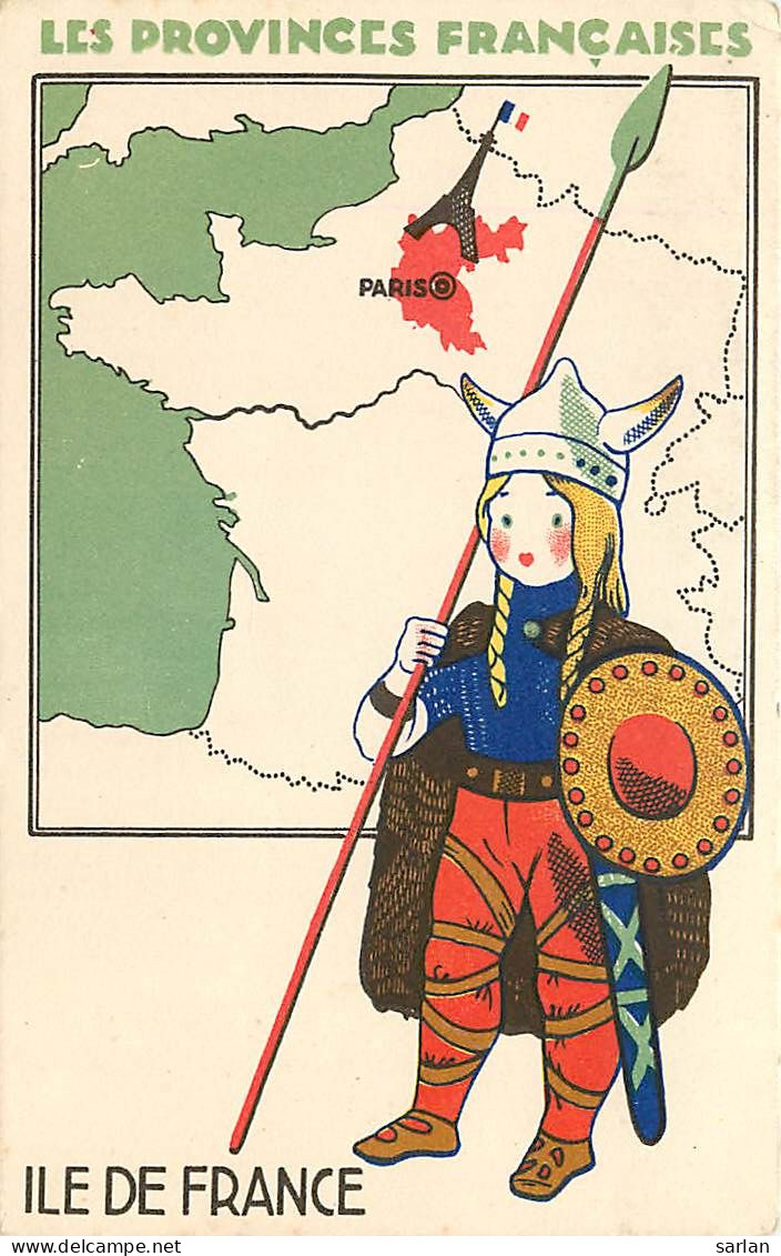 LES PROVINCES FRANCAISE , ILE DE FRANCE , édition des produits ECLIPSE , *  456 78