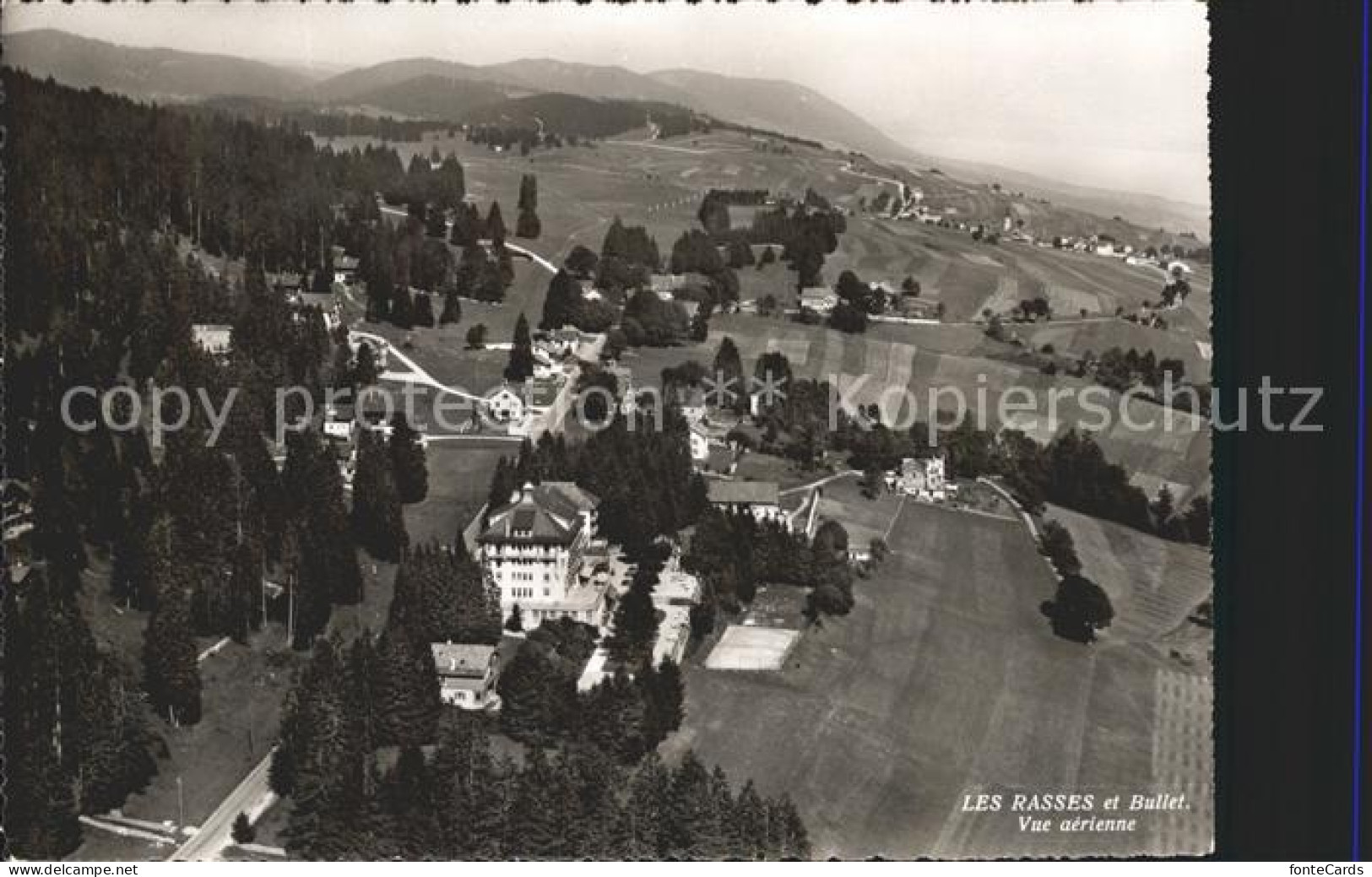 Les Rasses et Bullet vue aerienne
