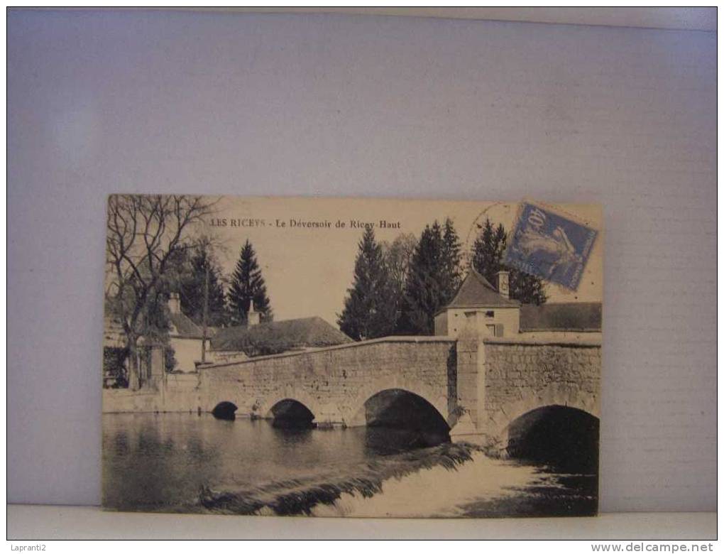 LES RICEYS (AUBE) LE DEVERSOIR DE RICEY-HAUT.
