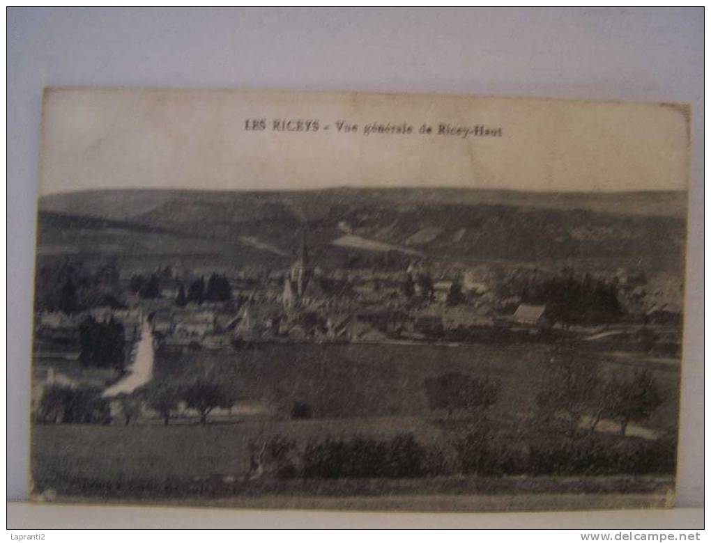 LES RICEYS (AUBE) VUE GENERALE DE RICEY-HAUT