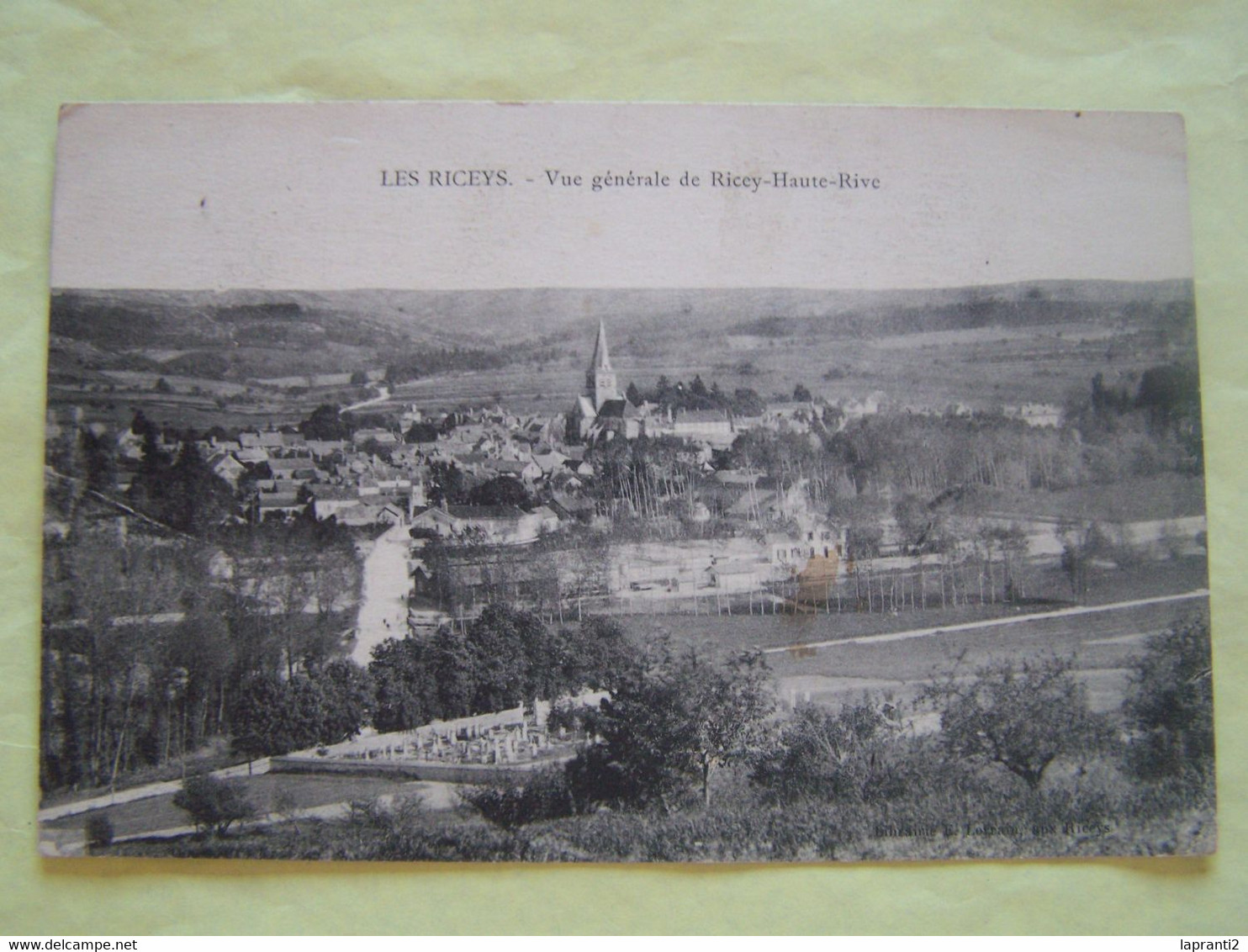 LES RICEYS. AUBE. VUE GENERALE DE RICEY-HAUTE-RIVE.