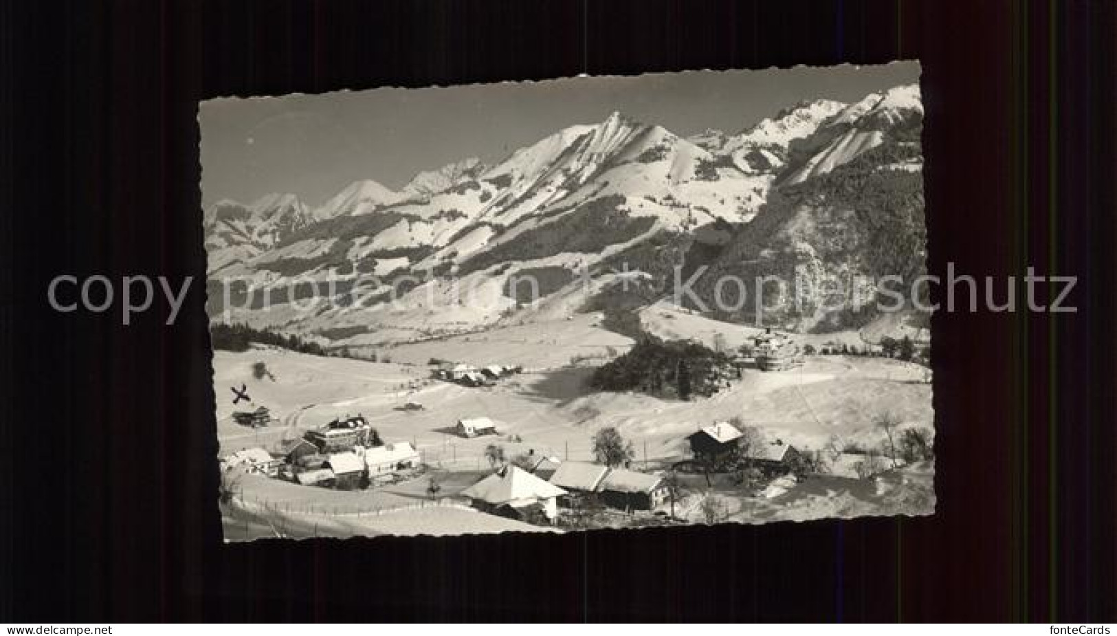 Les Sciernes-d Albeuve en hiver