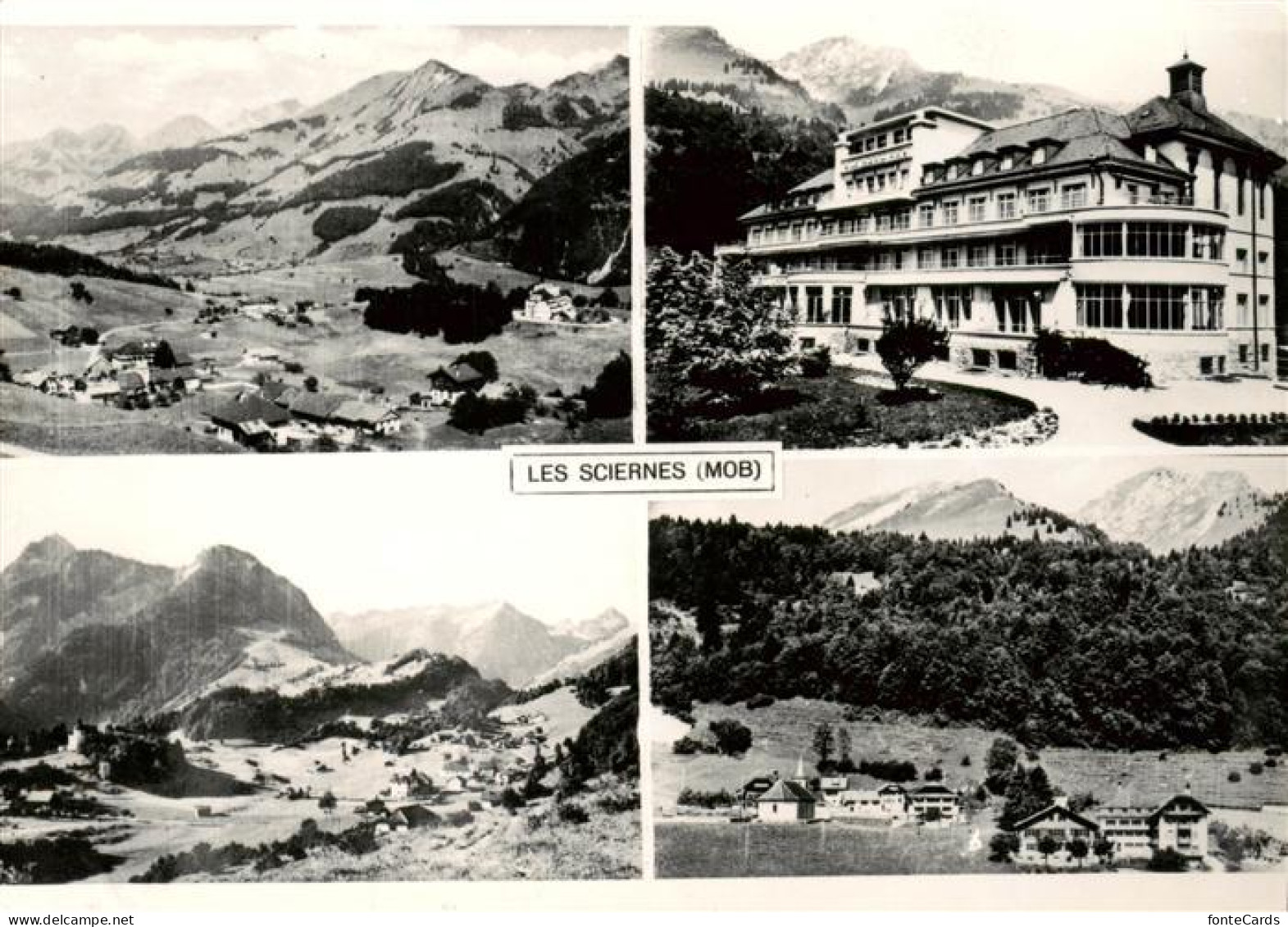 Les Sciernes-d Albeuve FR Panorama Teilansichten Hotel