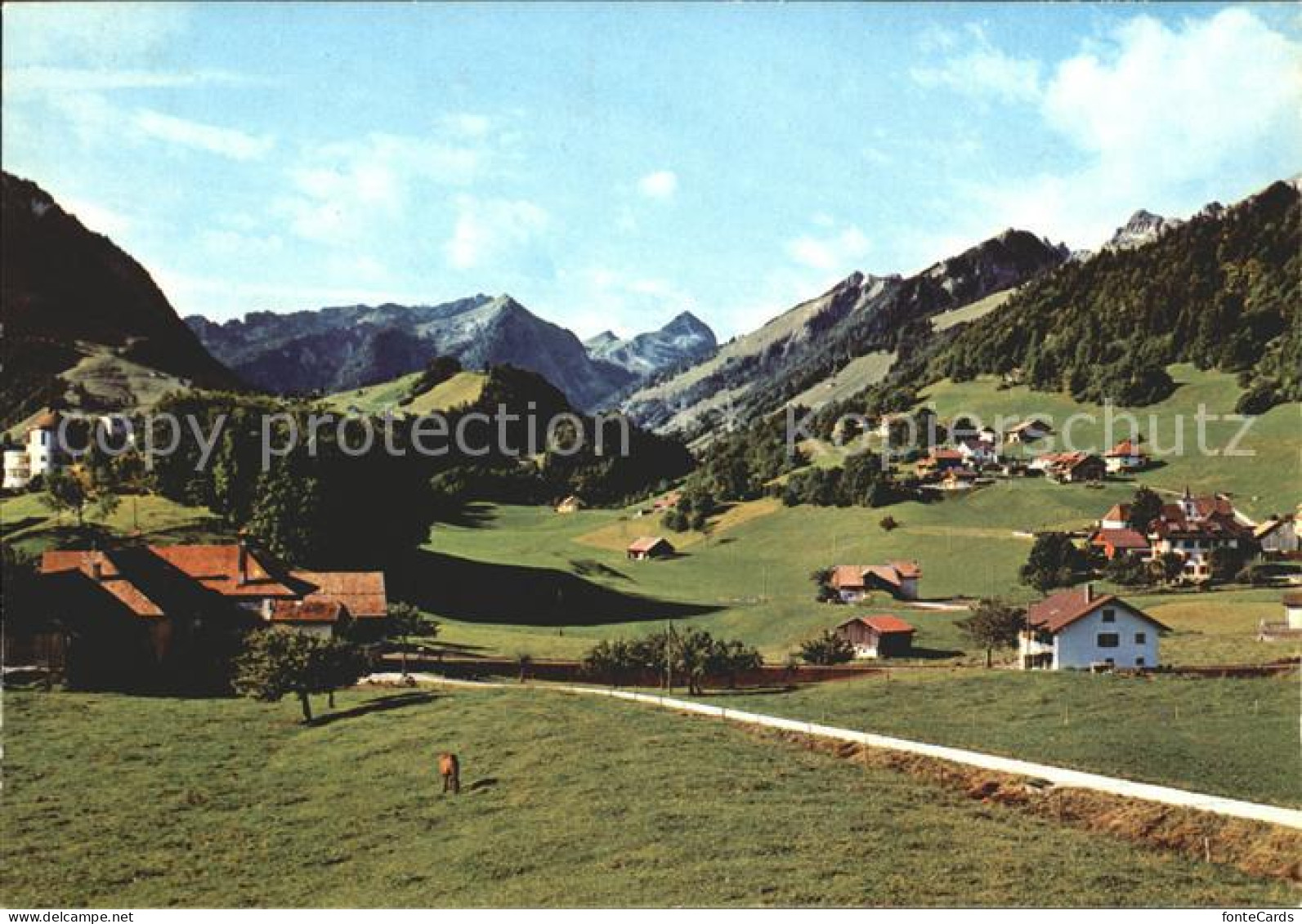 Les Sciernes-d Albeuve Rochers de Naye Dt de Jaman Chaine de Lys