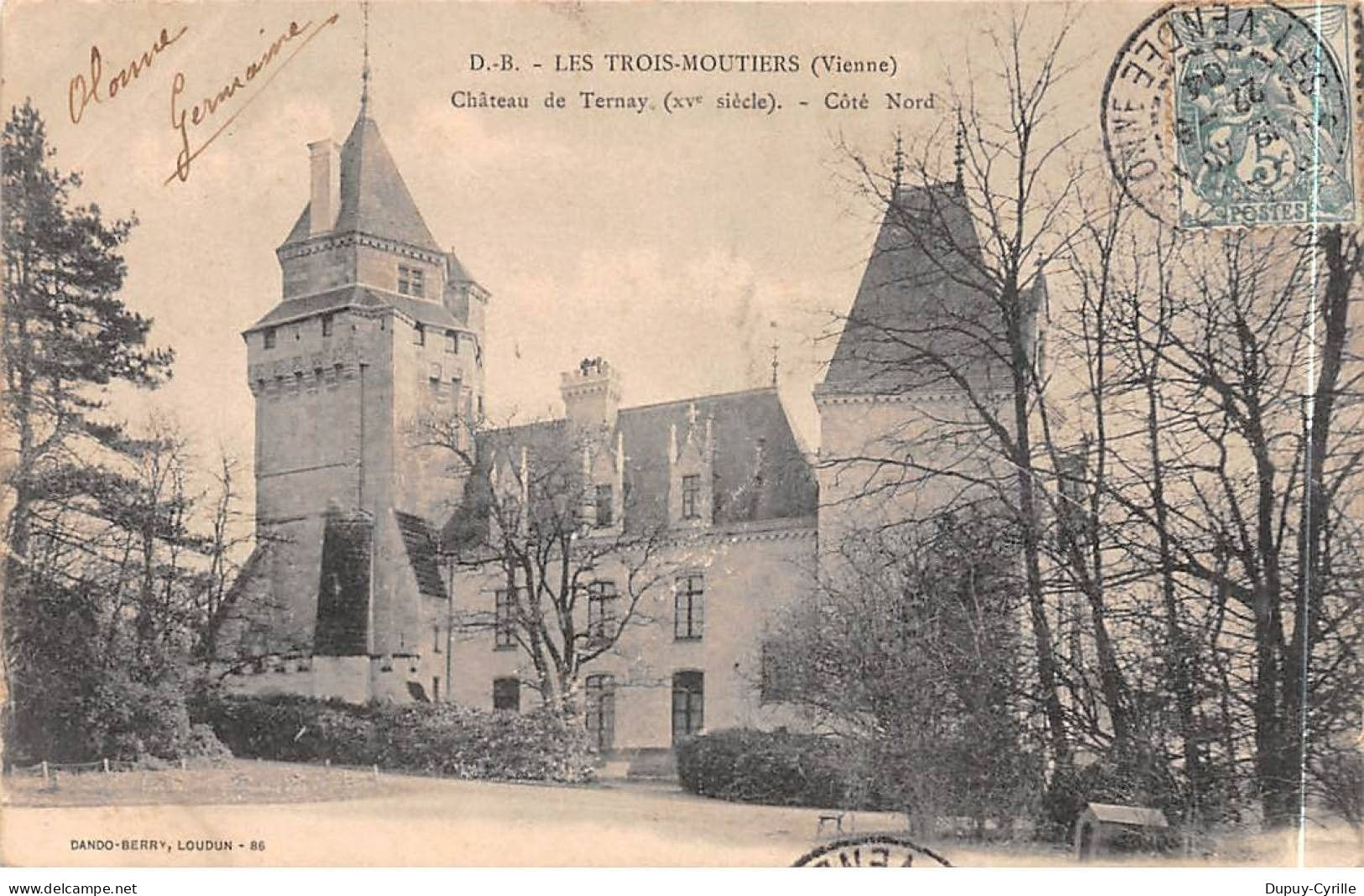 LES TROIS MOUTIERS - Château de Ternay - état