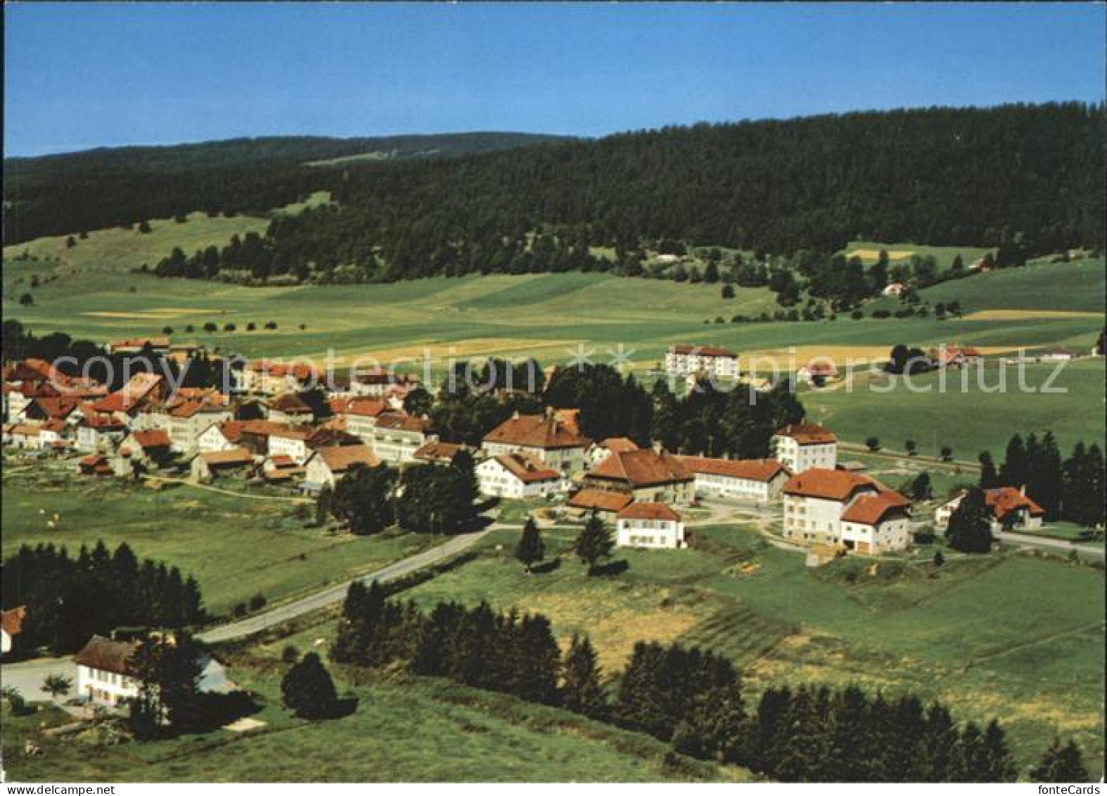 Les Verrieres Fliegeraufnahme