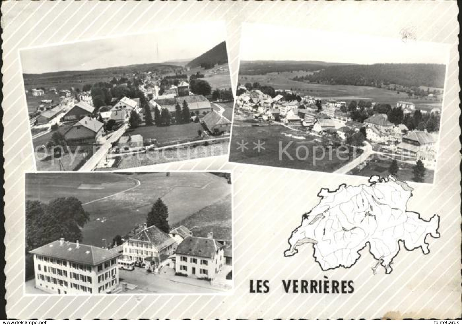 Les Verrieres Fliegeraufnahmen