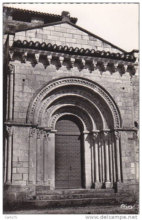 Lescure 81 - Portail Eglise Romane - Combier