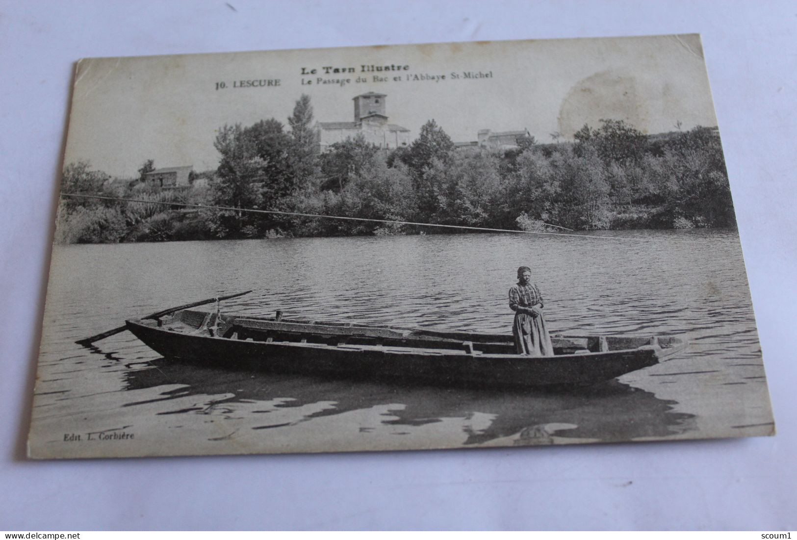 lescure - le passage du bac à l'abbaye st michel