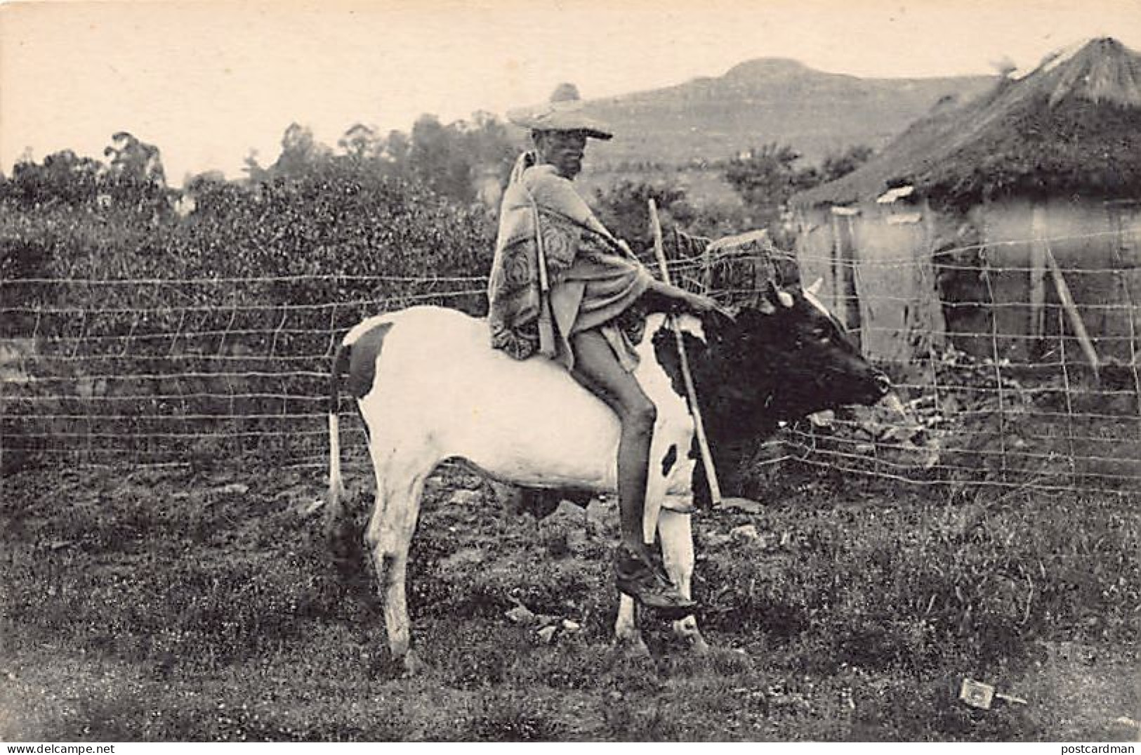 Lesotho - Mosotho on a trip - Publ. Society of Evangelical Missions