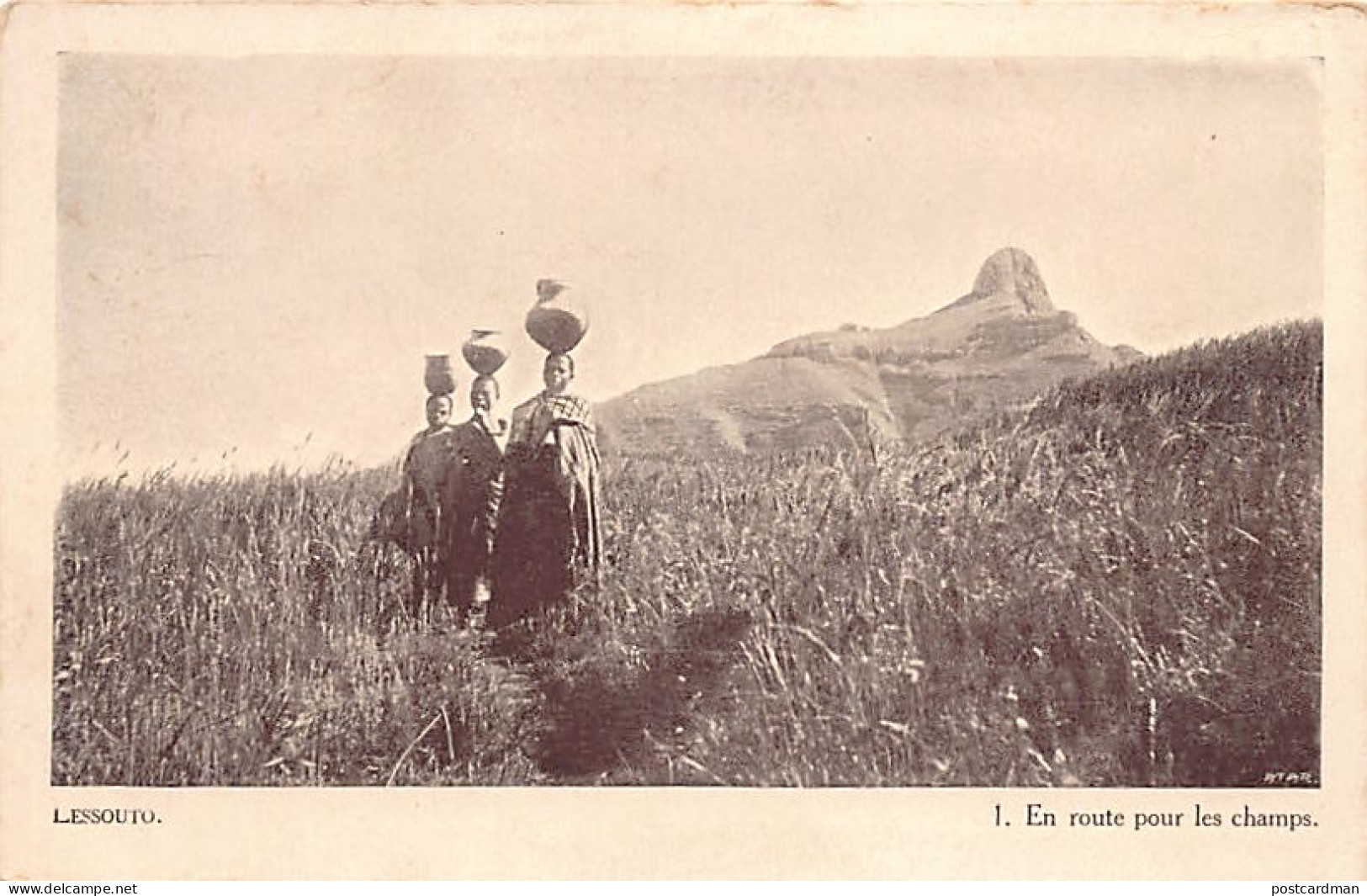 Lesotho - On the way to the fields - Publ. Society of Evangelical Missions - Morija Book Depository