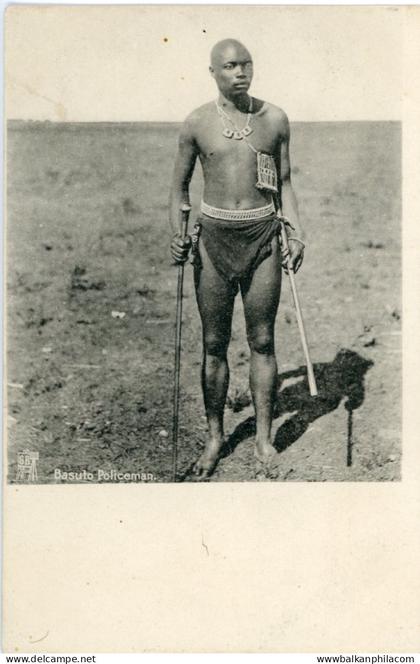 Basutoland Lesotho Basuto Policeman