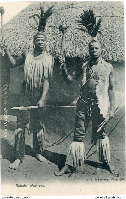 Basutoland Lesotho Basuto Warriors ed O'Flaherty