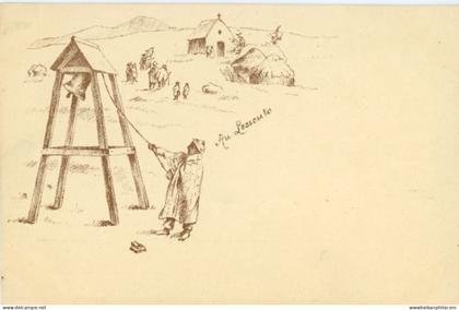 Basutoland Lesotho French Art postcard