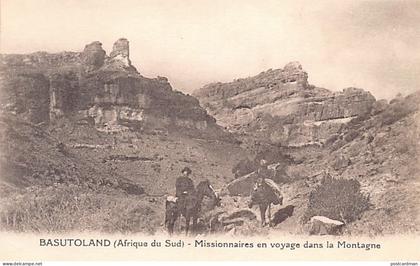 LESOTHO - Basutoland - Missionaries travelling in the mountains - Publ. Oblats of Mary Immaculate from Paris (France)