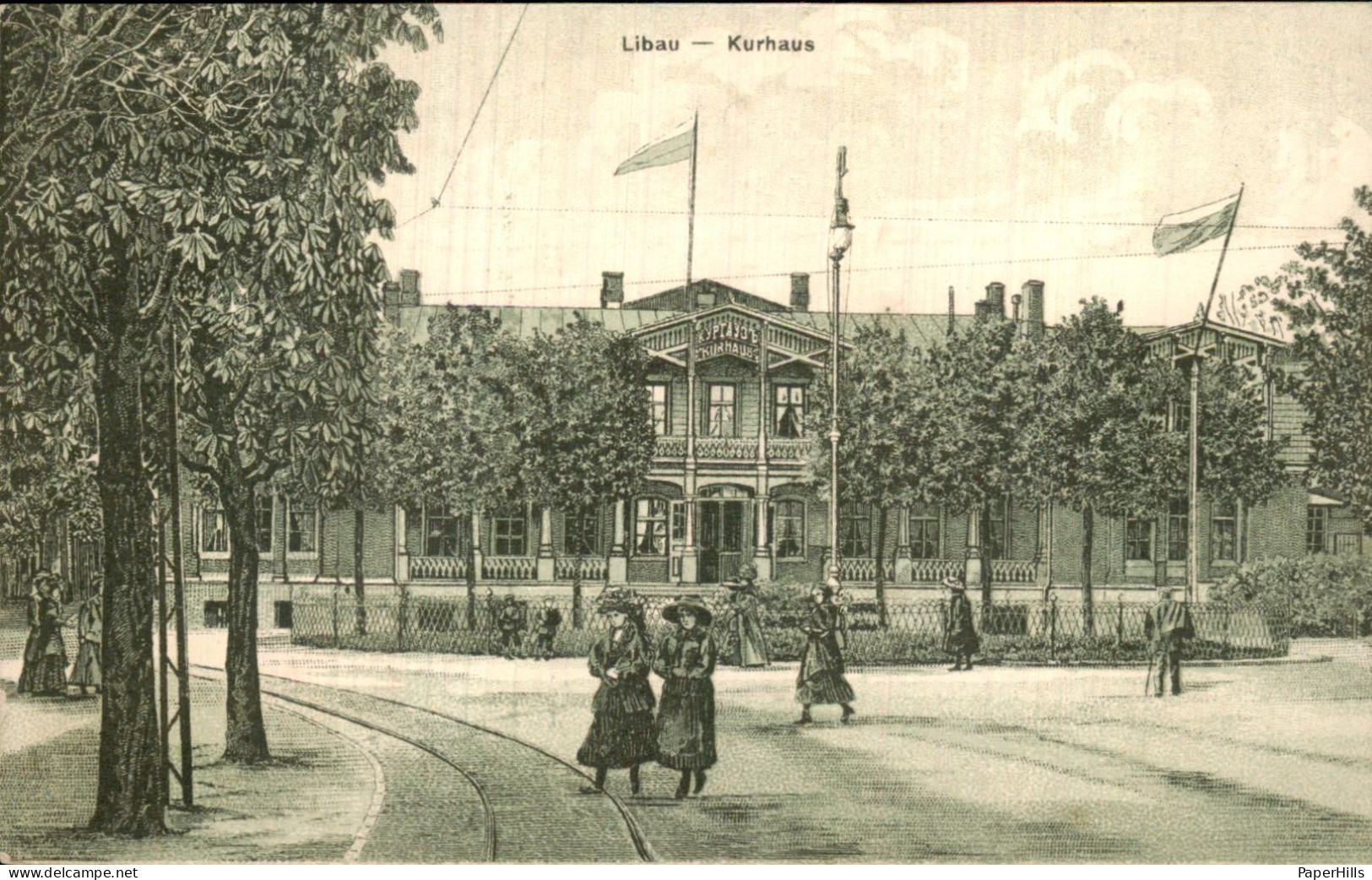 Letland Latvia - Libau - Kurhaus