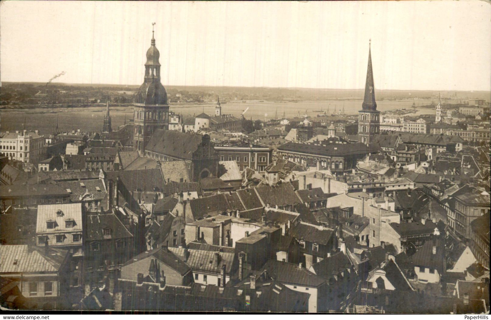 Letland Latvia - РИГА. Общий видъ.
