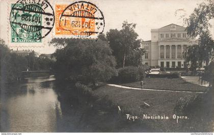 [-5%] LETTONIE - Opéra national de Lettonie - Carte Postale Ancienne
