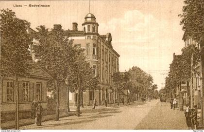 Letland Latvia - Libau - Badestrasse