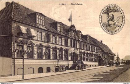 Letland Latvia - Libau - Stadtduma