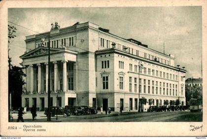 Letland Latvia - Riga - Opernhaus