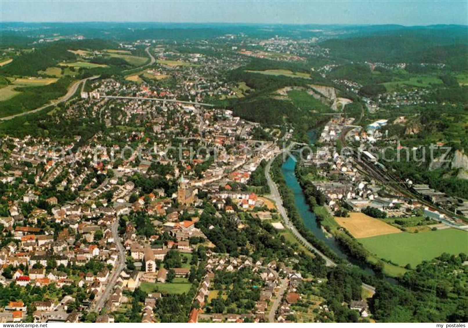 Letmathe Oestrich Fliegeraufnahme