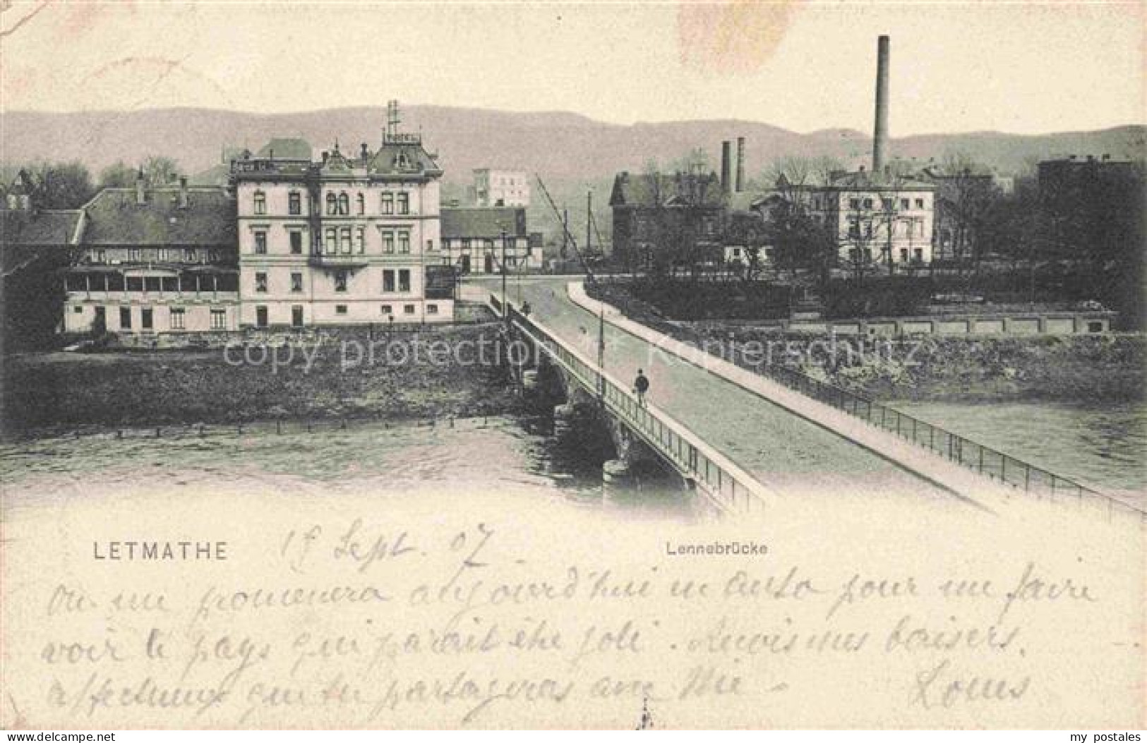 Letmathe Oestrich Iserlohn NRW Lennebruecke