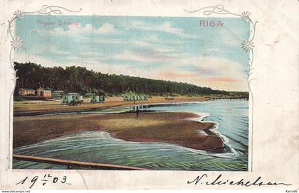 riga , letonia * 1903 * rigaer strand * lettonie