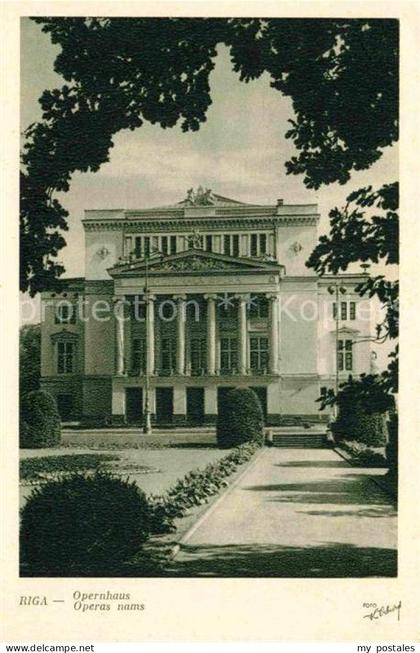 Riga Lettland Opernhaus