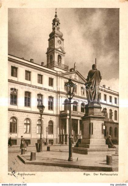 Riga Lettland Rathausplatz