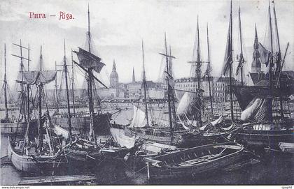 CPA Pura Riga Bateaux