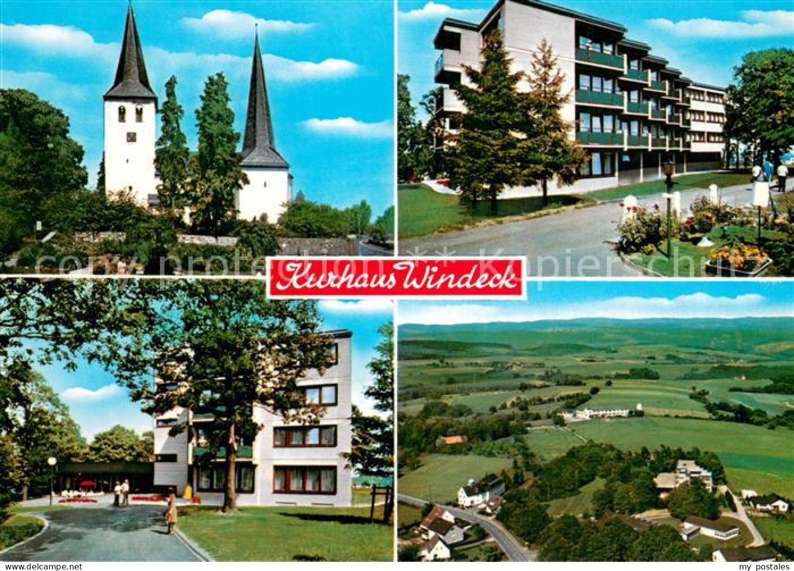 Leuscheid Kurhaus Windeck 1000jaehrige Kirche Luftbild