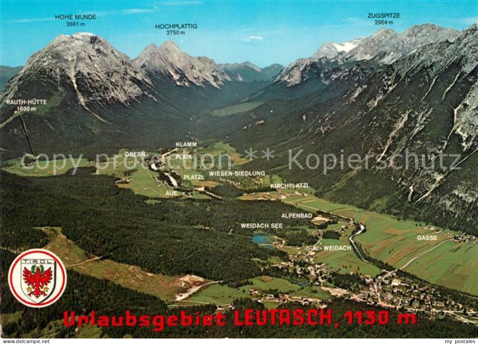 Leutasch Fliegeraufnahme