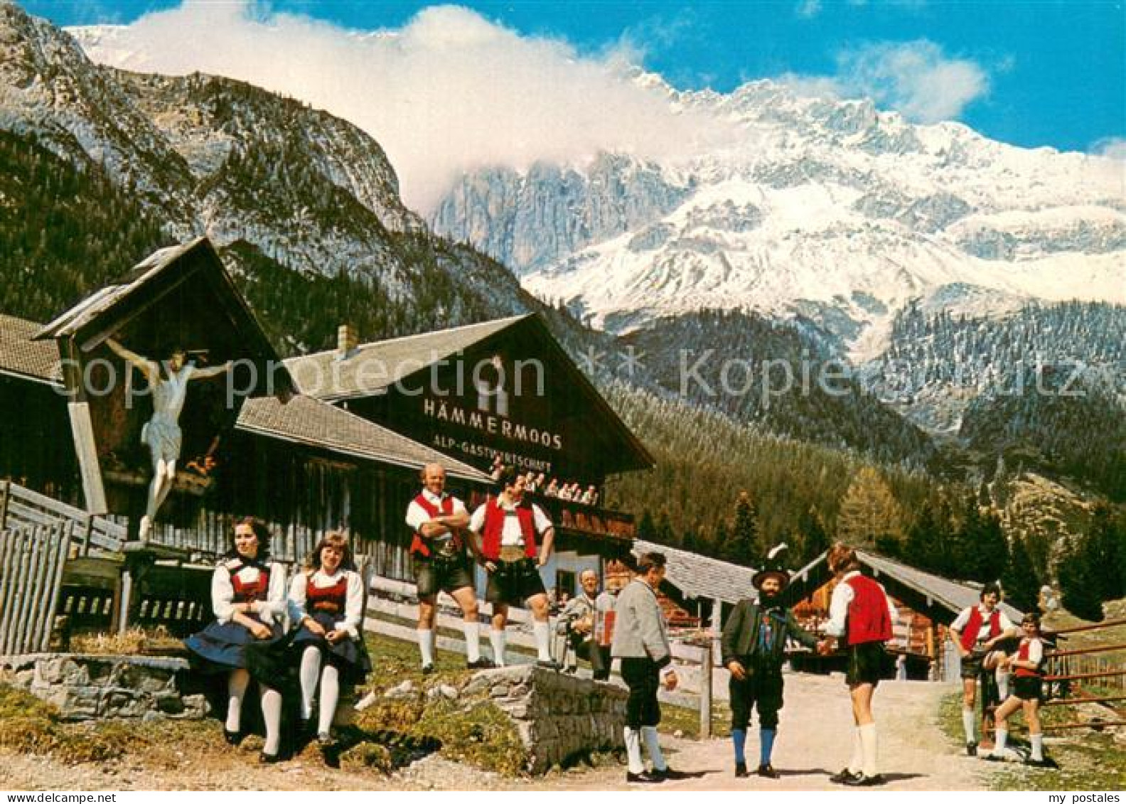 Leutasch Haemmermoosalm mit Teufelsgrat