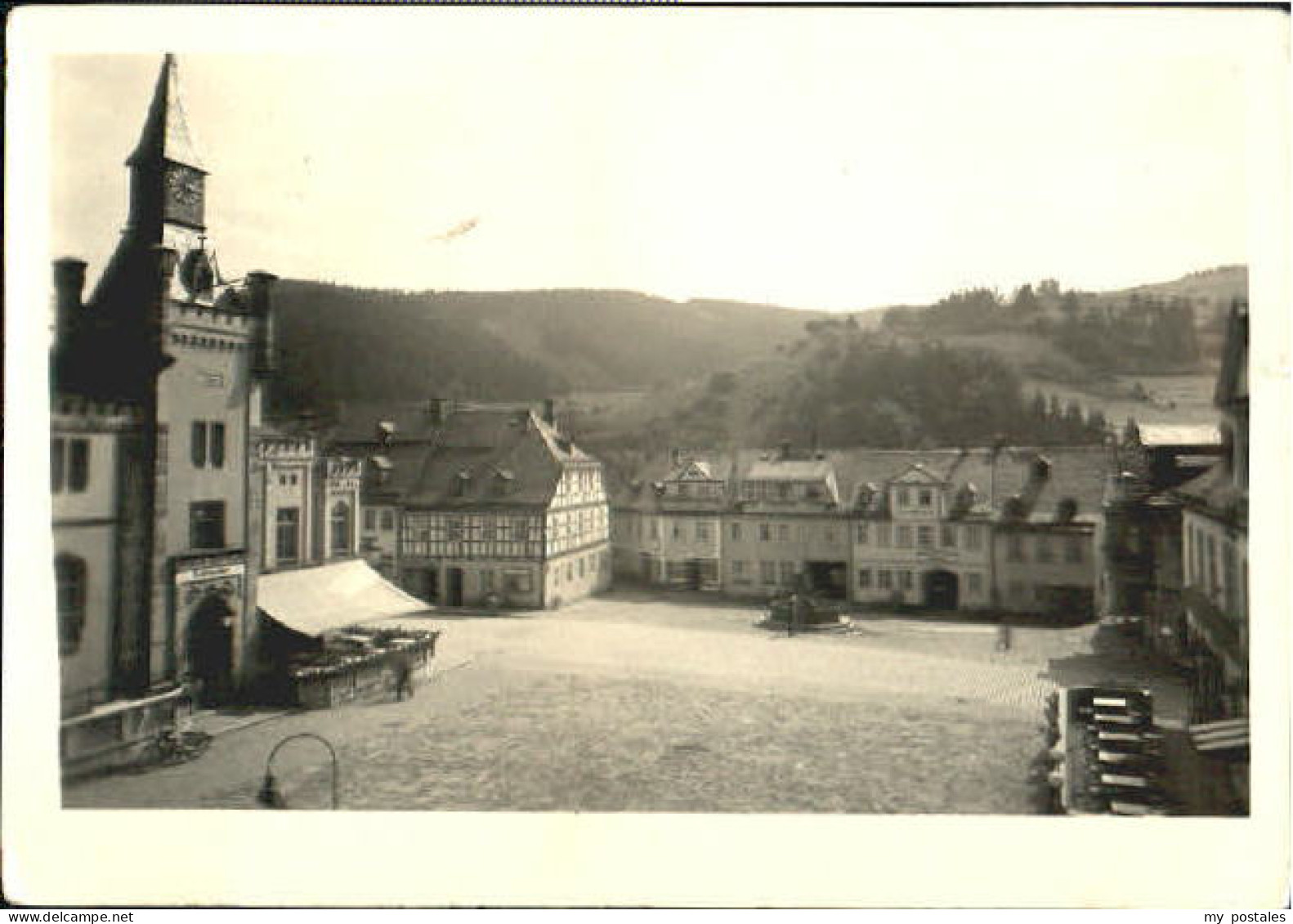 Leutenberg Thueringen Leutenberg Rathaus Markt x 1960