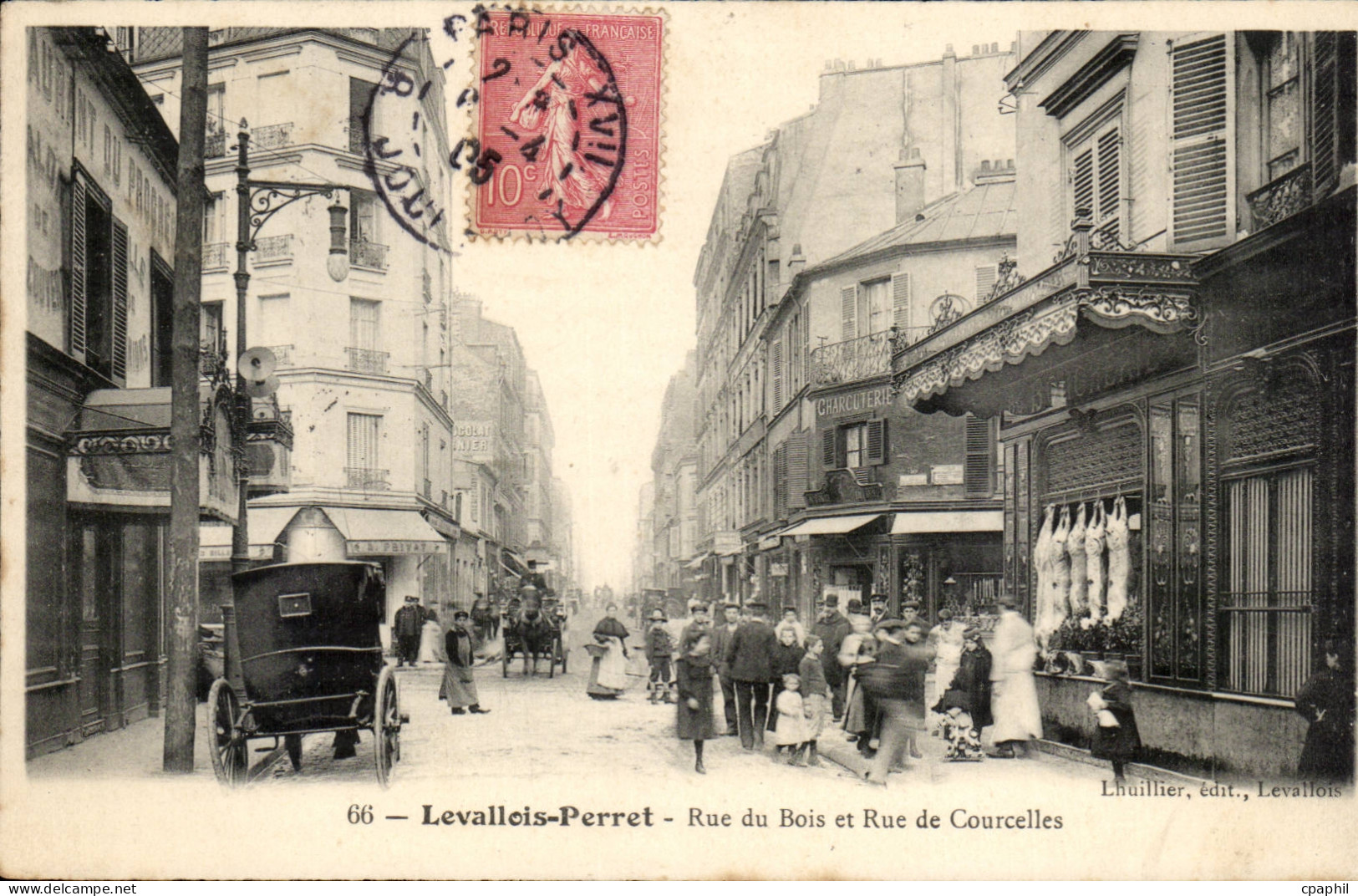 Levallois Perret CPA Rue du bois et rue de Courcelles
