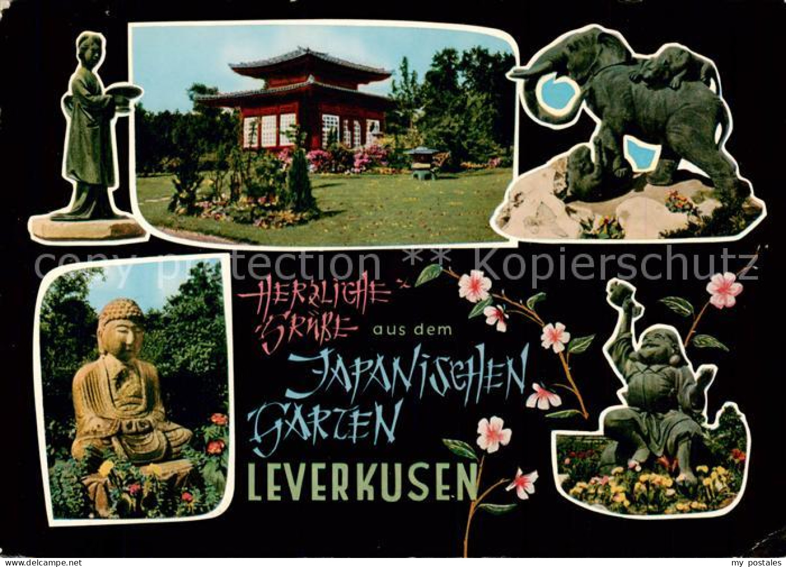LEVERKUSEN  CITY Japanischer Garten Details