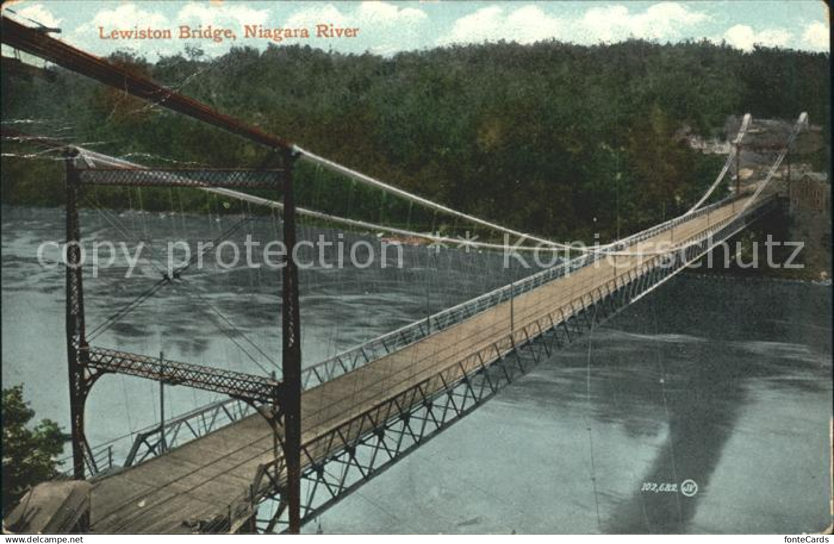 Lewiston New York Lewiston Bridge Niagara River