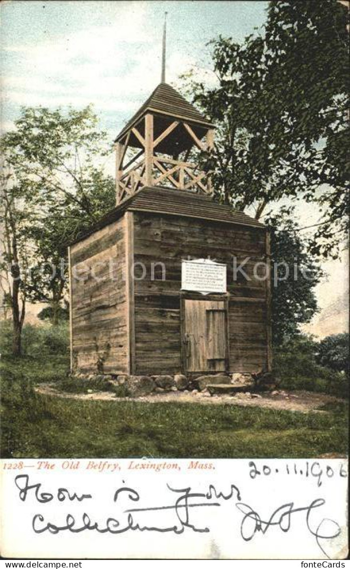 Lexington Massachusetts Old Belfry