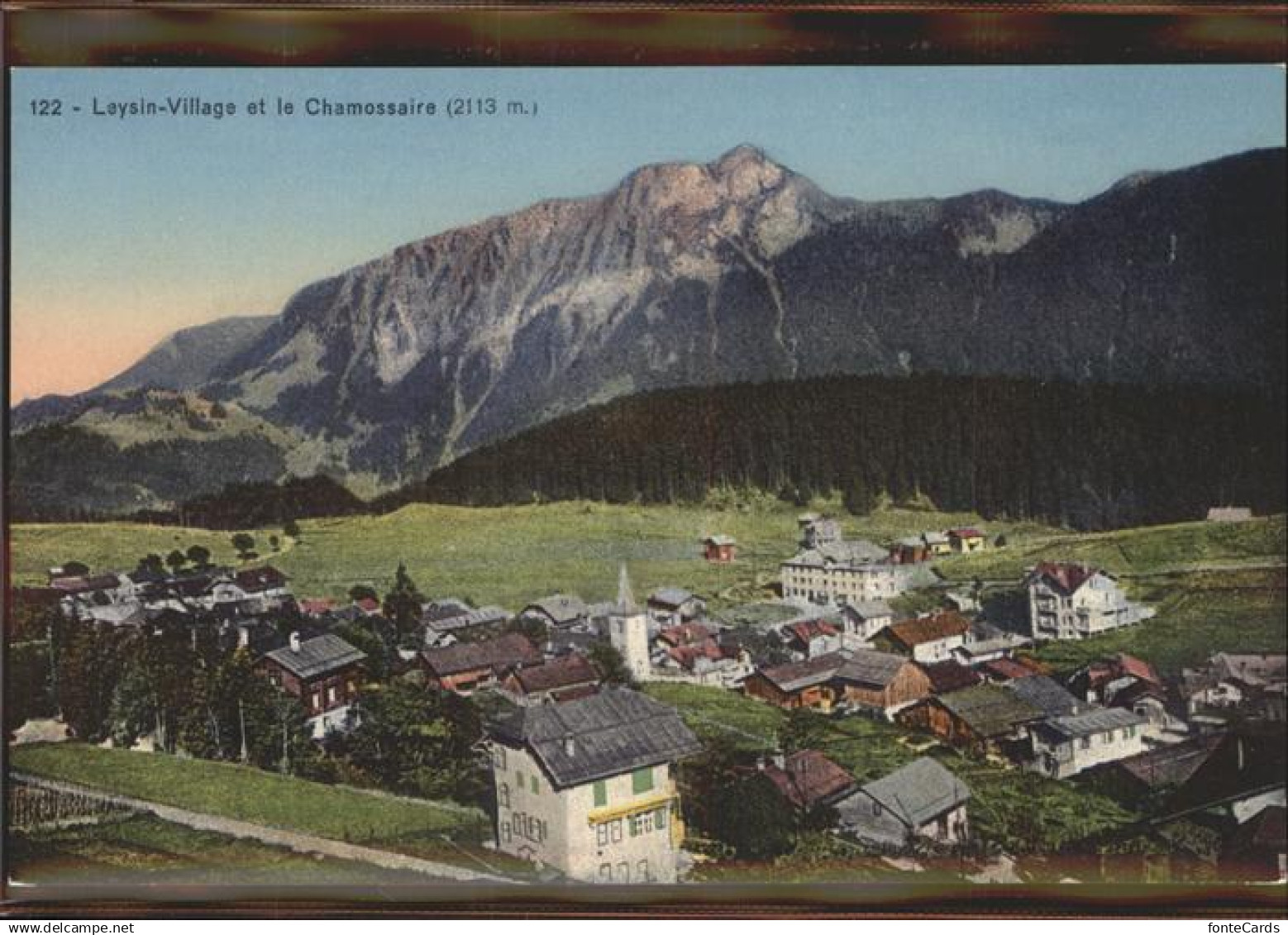 Leysin Leysin Village et la Chamossaire