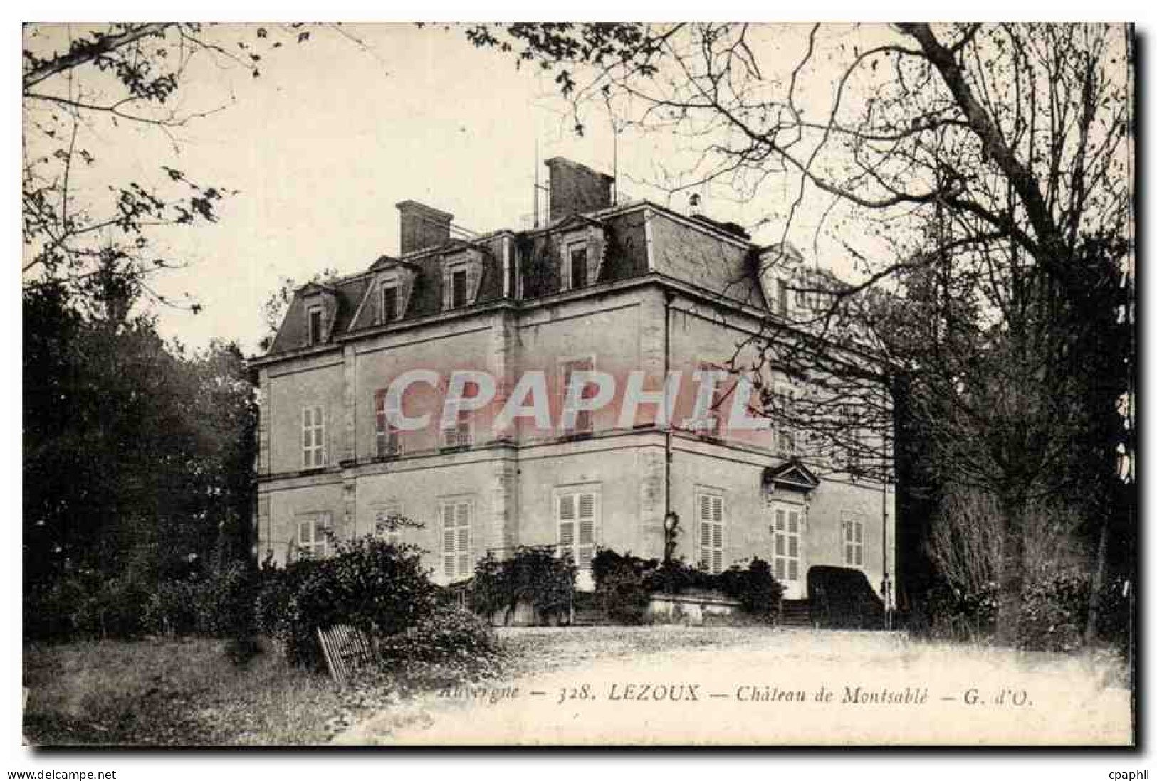 Lezoux - Chateau de Montsable - CPA