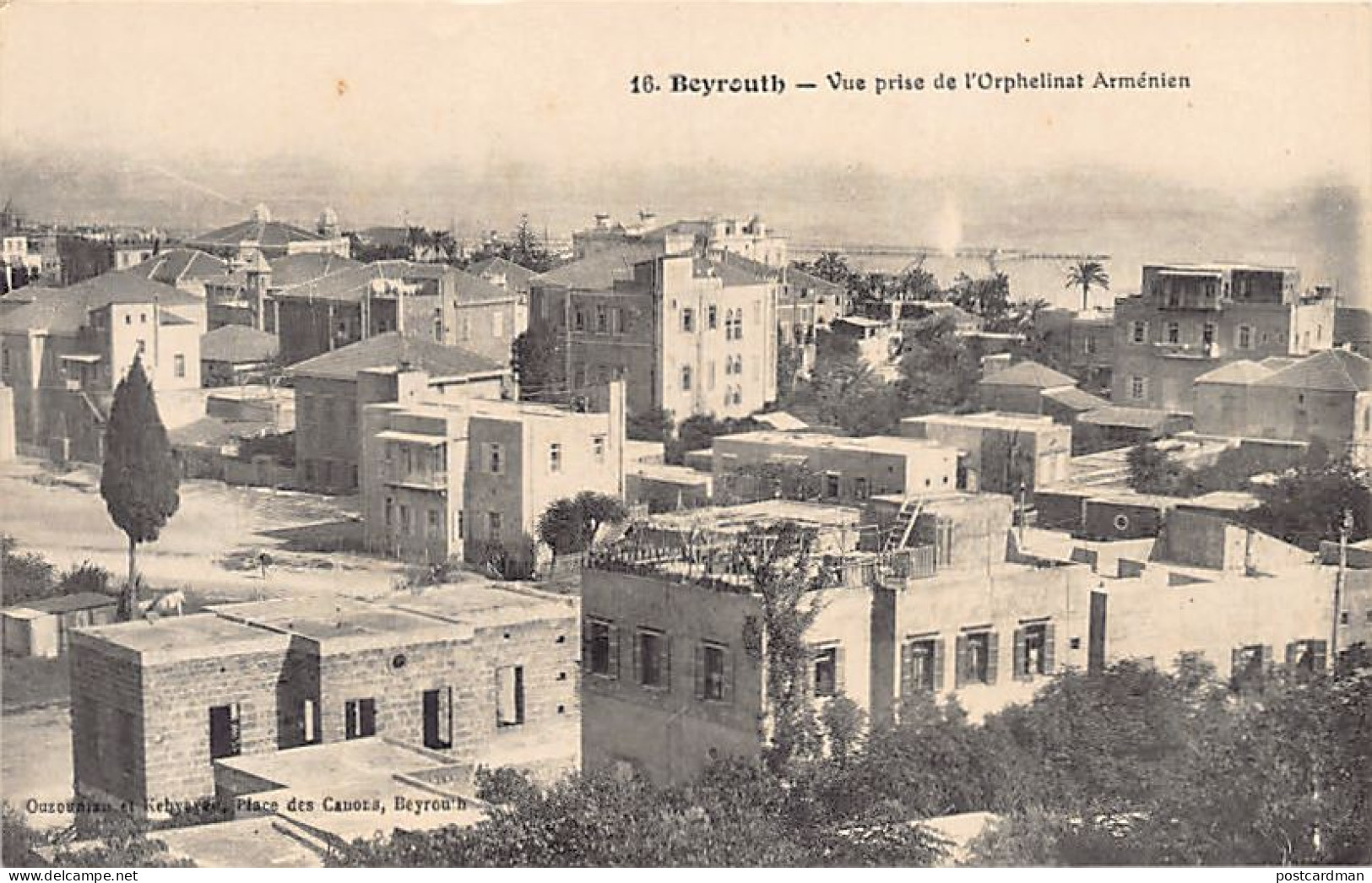 Liban - BEYROUTH - Vue prise de l'Orphelinat Arménien - Ed. Ouzounian et Kehyayan 16