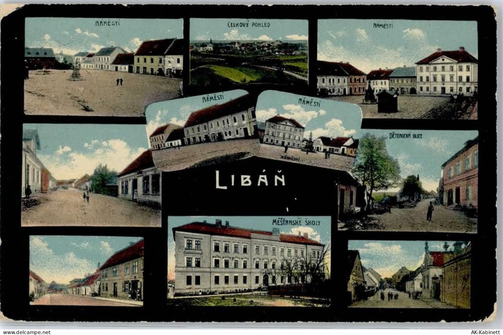 Libán Liban Lithographie Markt Schule - 51398303