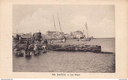 Liban - SAÏDA - Le port - Ed. Aux Cèdres du Liban 58