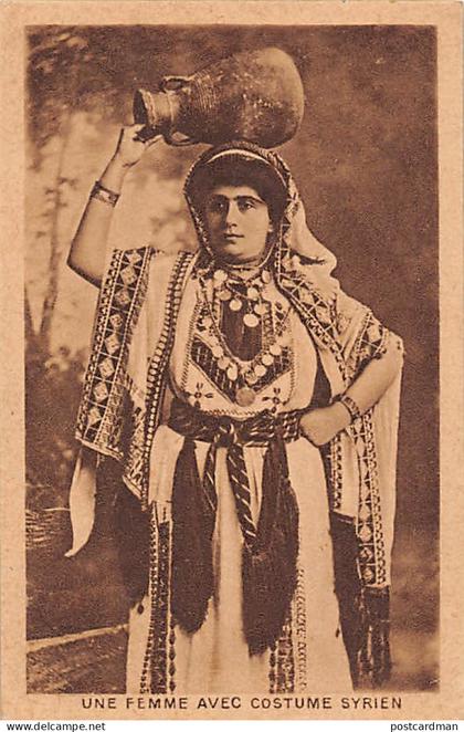 Liban - Une femme avec un costume syrien - Photo Torossian - Ed. Murachanian & Cie